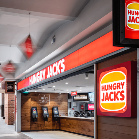 Hungry Jack's front entry