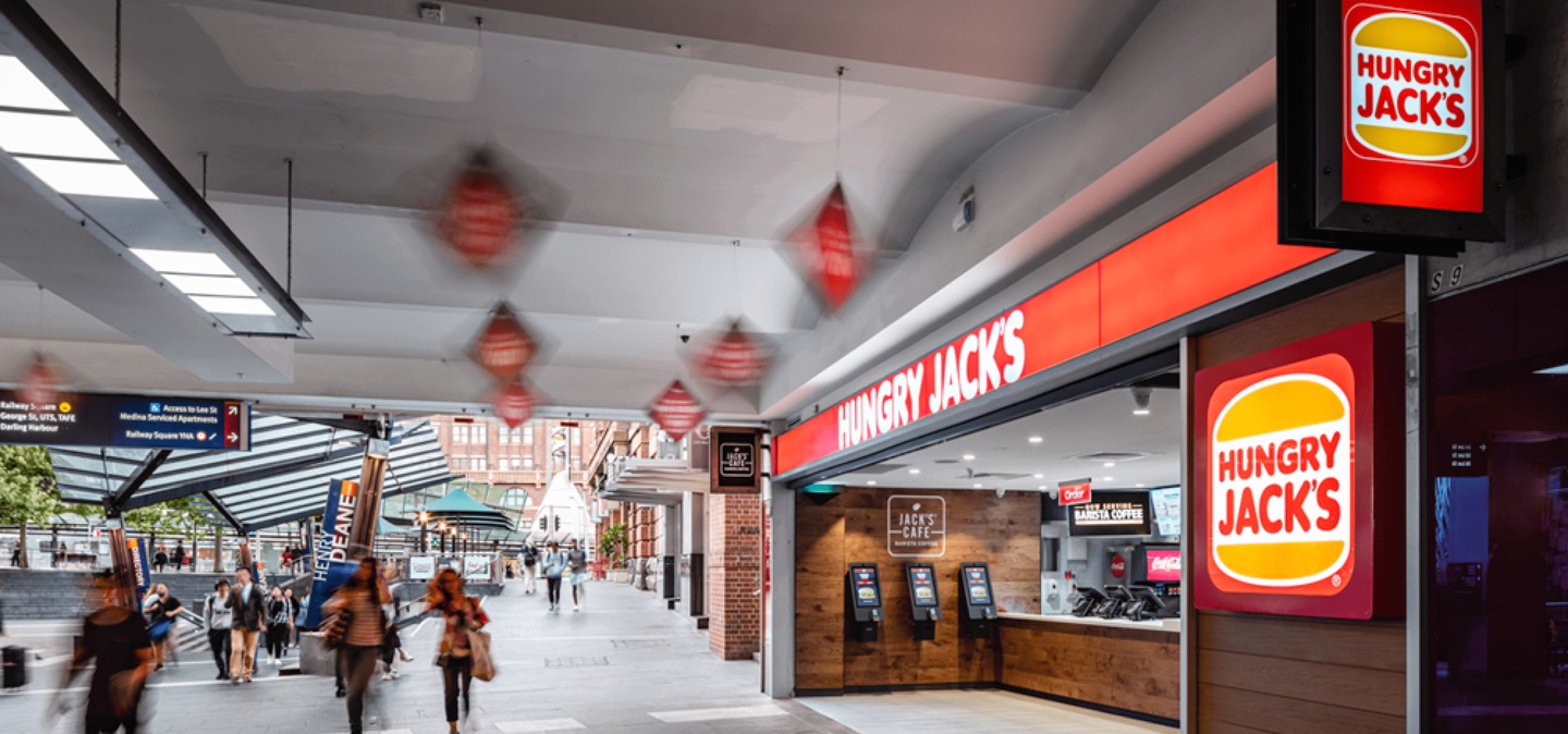 Hungry Jack's front entry